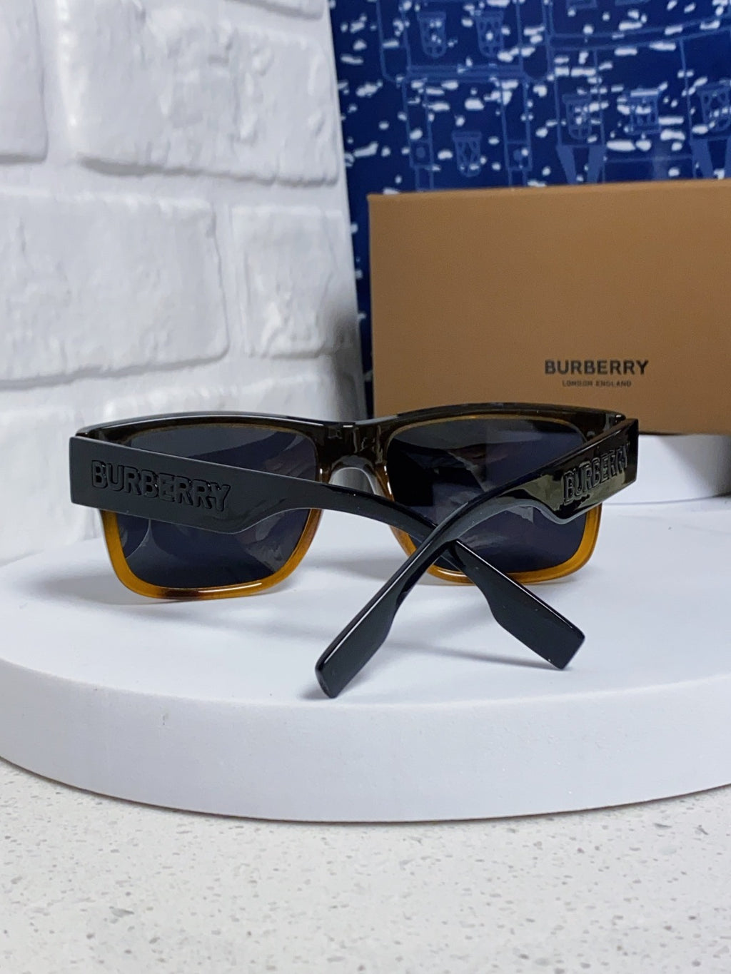 Burberry Polarized Square Black Lens Sunglasses for Men & Women - 416052 - detail image 3
