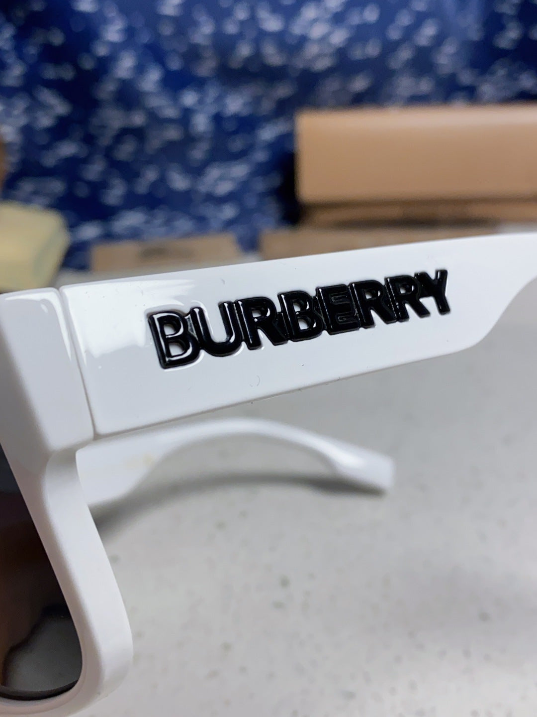 Burberry Polarized Square Silver Lens Sunglasses for Men & Women - 867200 - detail image 7