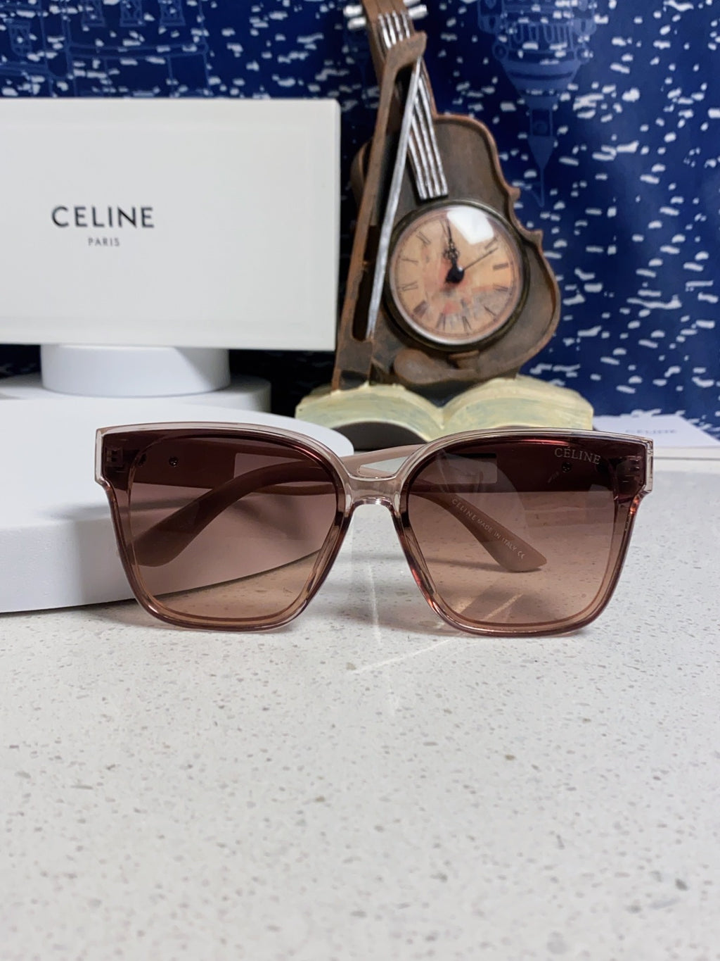 Celine Square Red Lens Sunglasses for Women - detail image 9