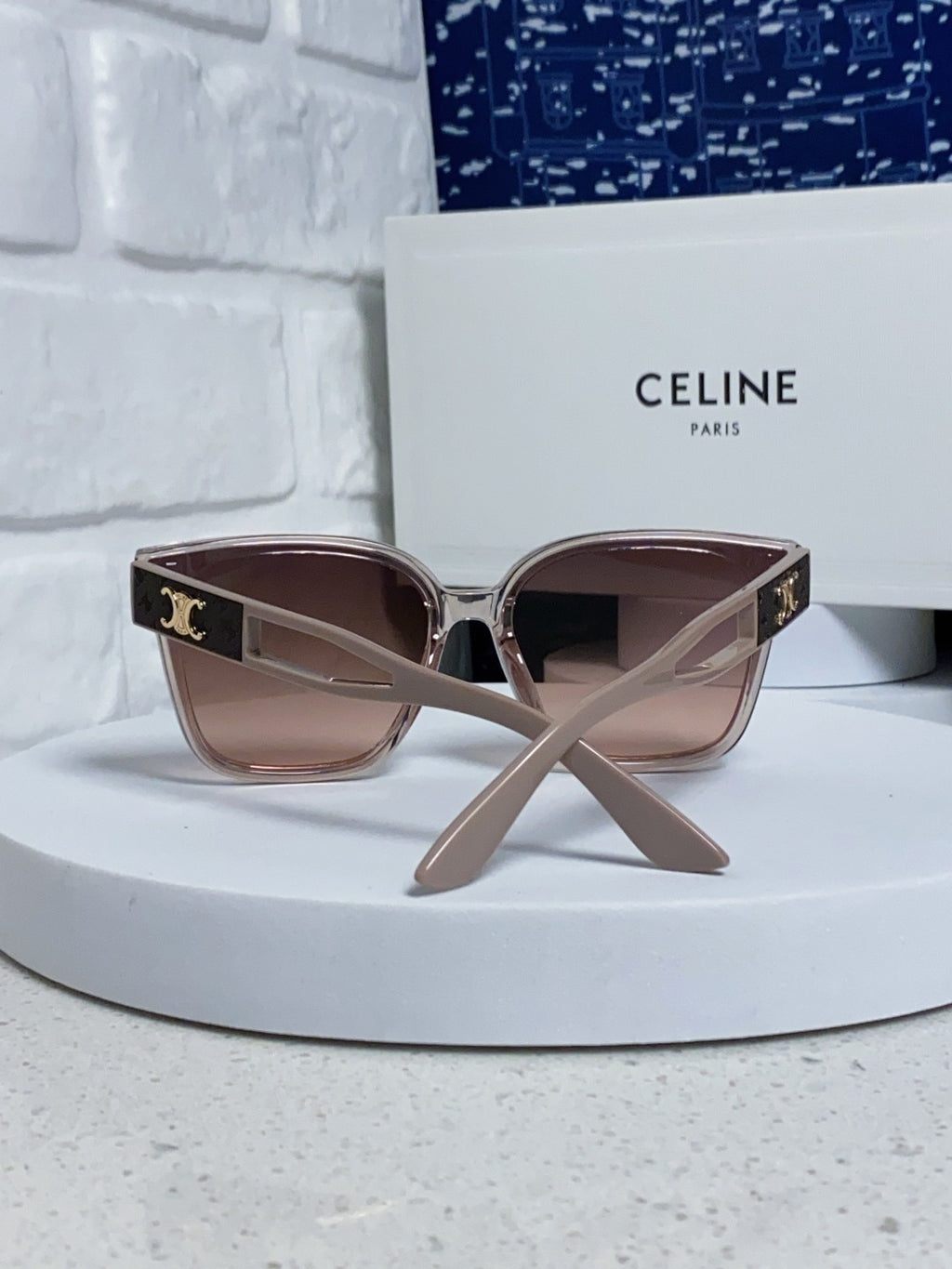Celine Square Red Lens Sunglasses for Women - 415623 - detail image 3