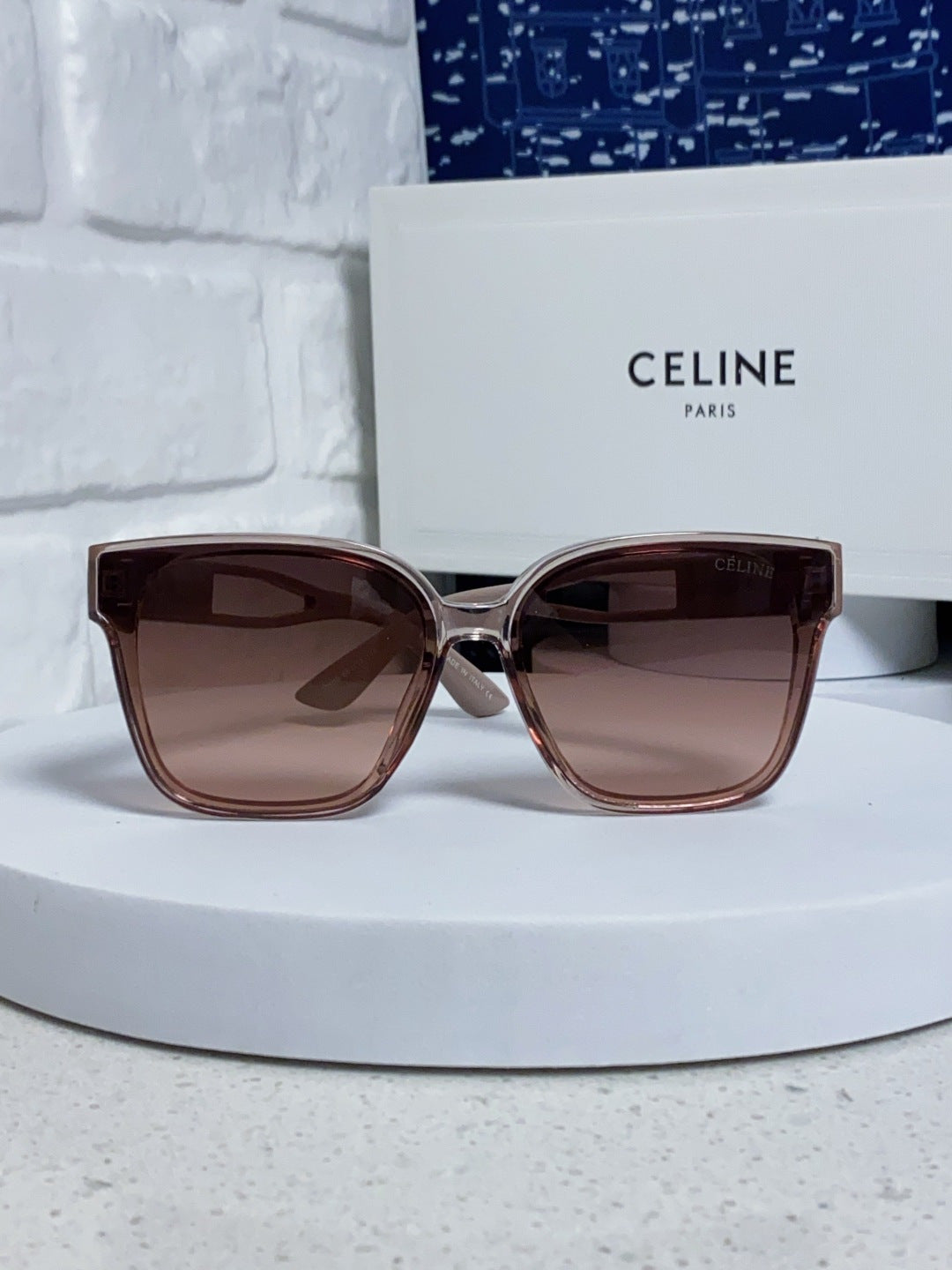 Celine Square Red Lens Sunglasses for Women - detail image 2
