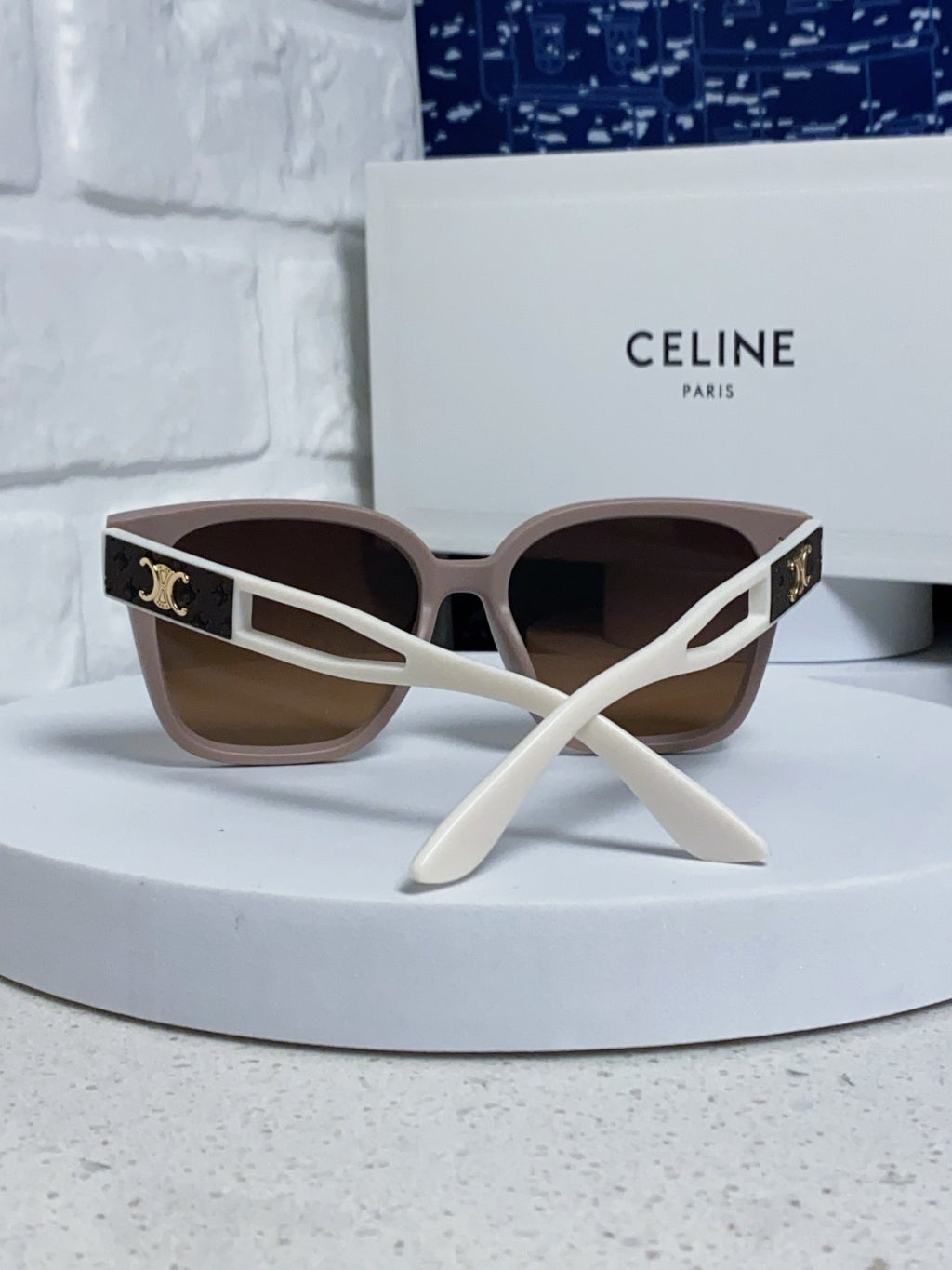 Celine Square Brown Lens Sunglasses for Women - 415624 - detail image 3
