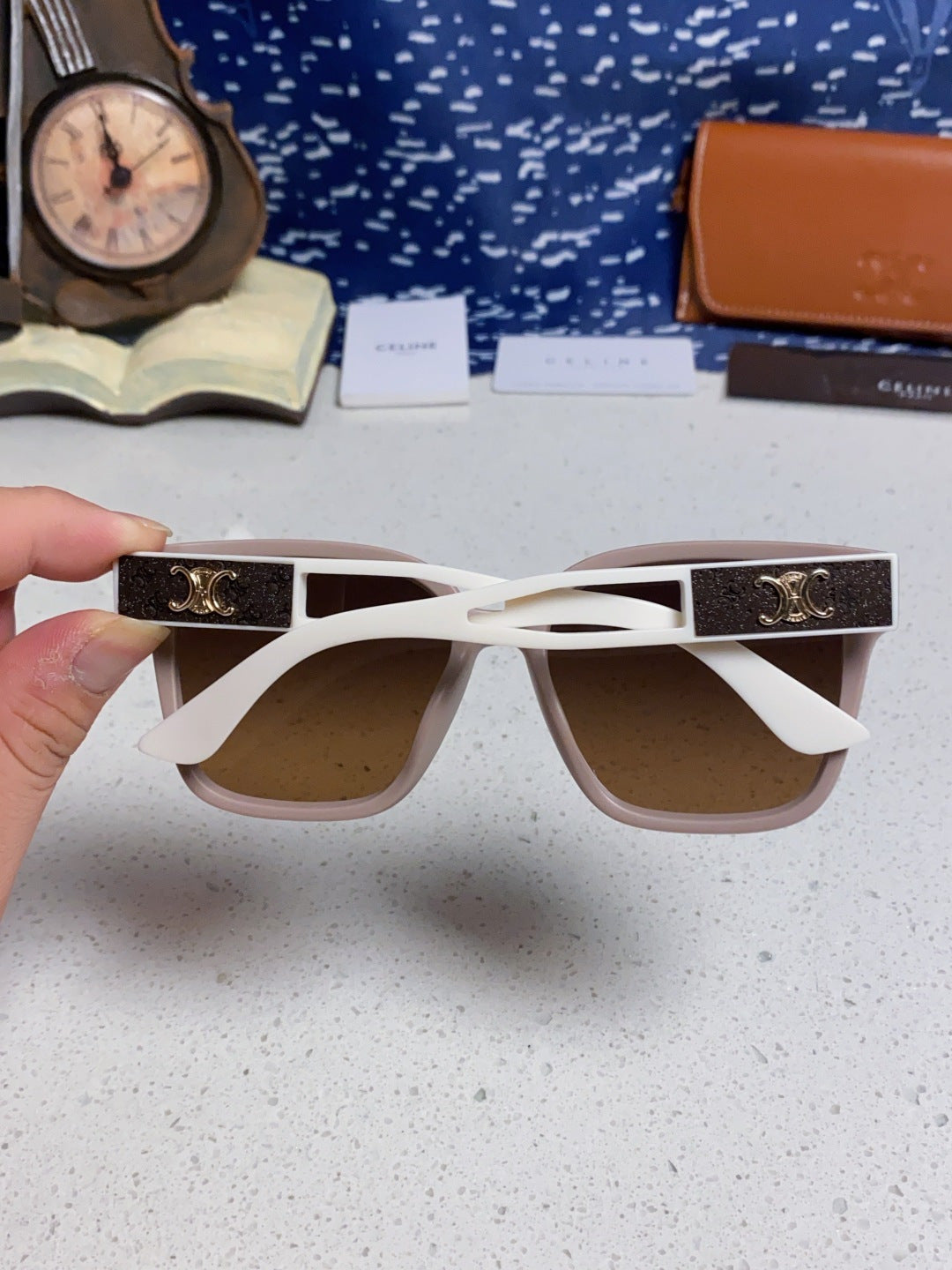 Celine Square Brown Lens Sunglasses for Women - detail image 5