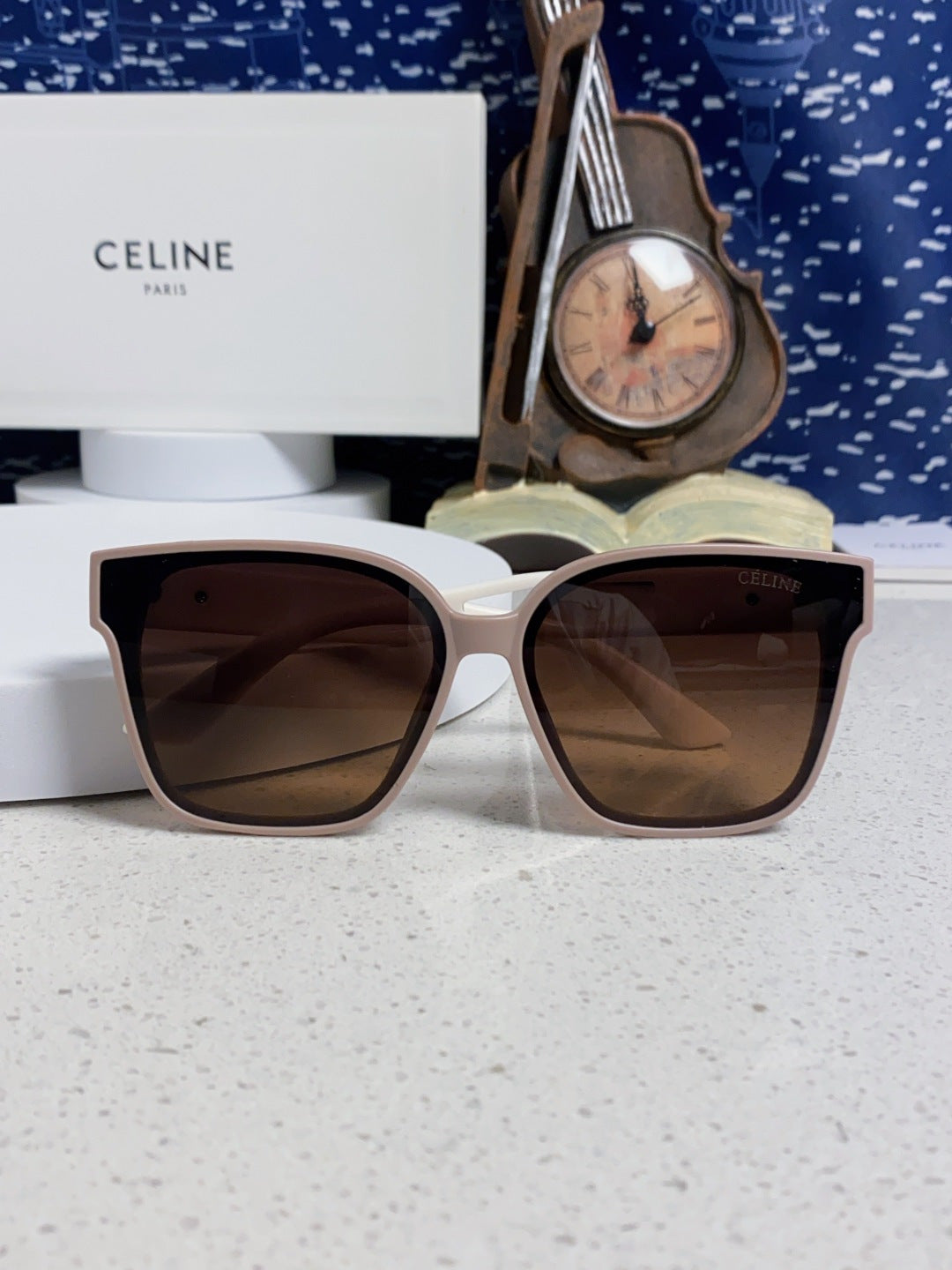 Celine Square Brown Lens Sunglasses for Women - detail image 9