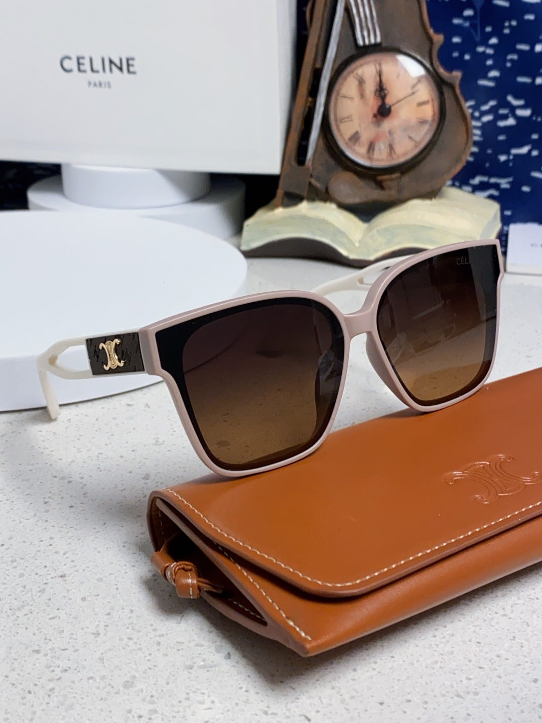 Celine Square Brown Lens Sunglasses for Women - 415624 - detail image 10