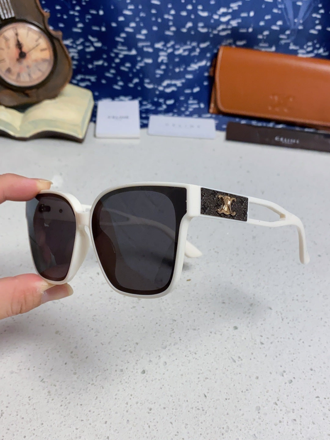 Celine Square Silver Lens Sunglasses for Women - detail image 6