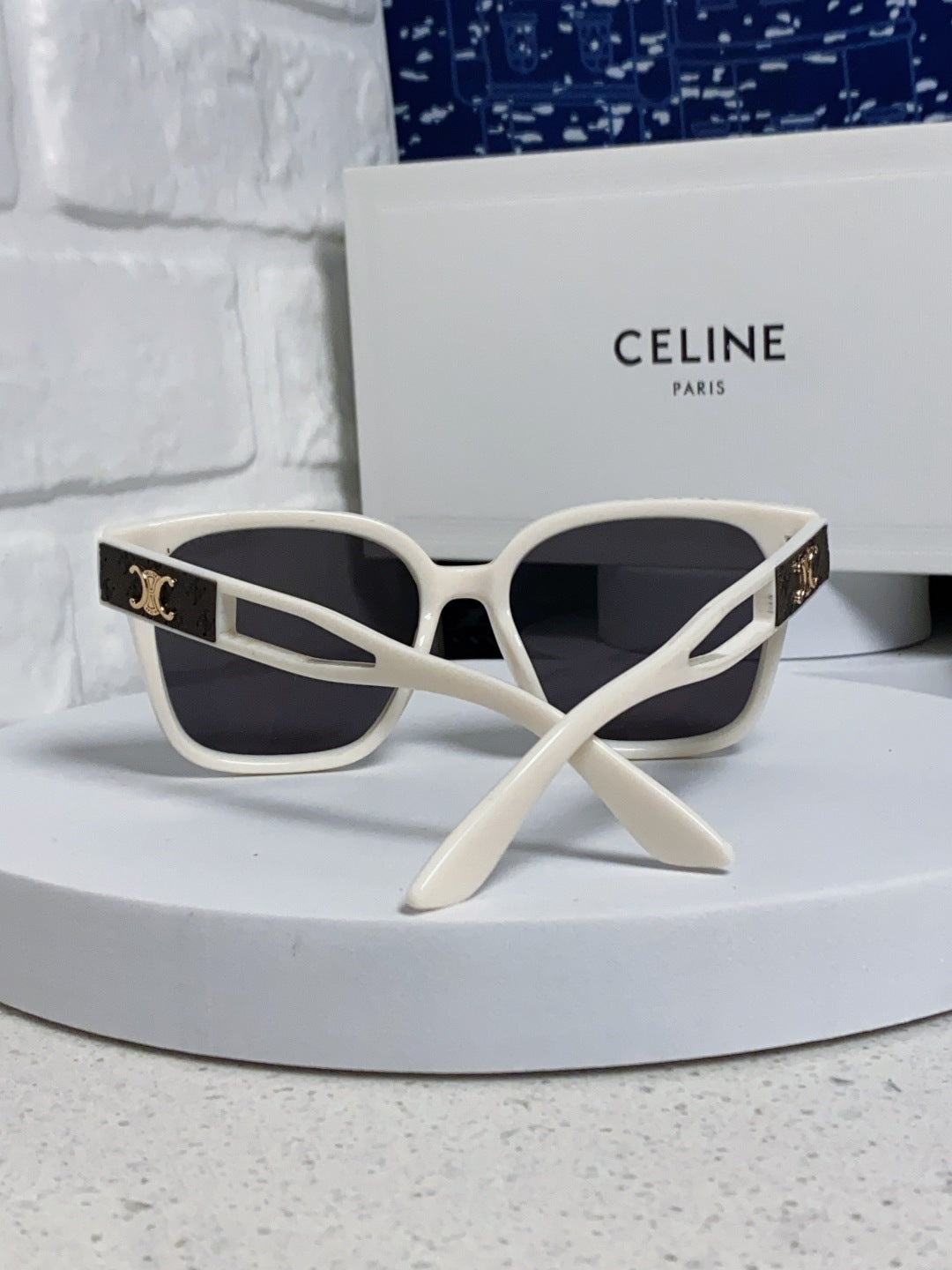 Celine Square Silver Lens Sunglasses for Women - 415625 - detail image 3