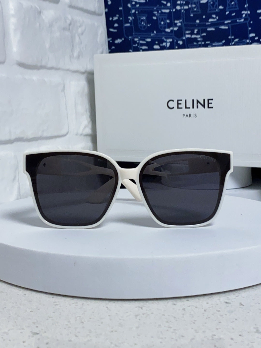 Celine Square Silver Lens Sunglasses for Women - 415625 - detail image 2