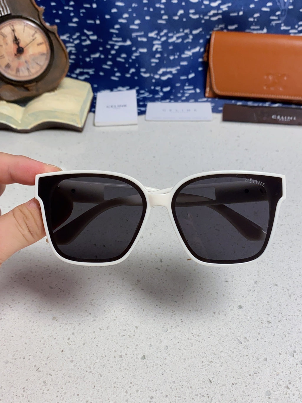 Celine Square Silver Lens Sunglasses for Women - detail image 4