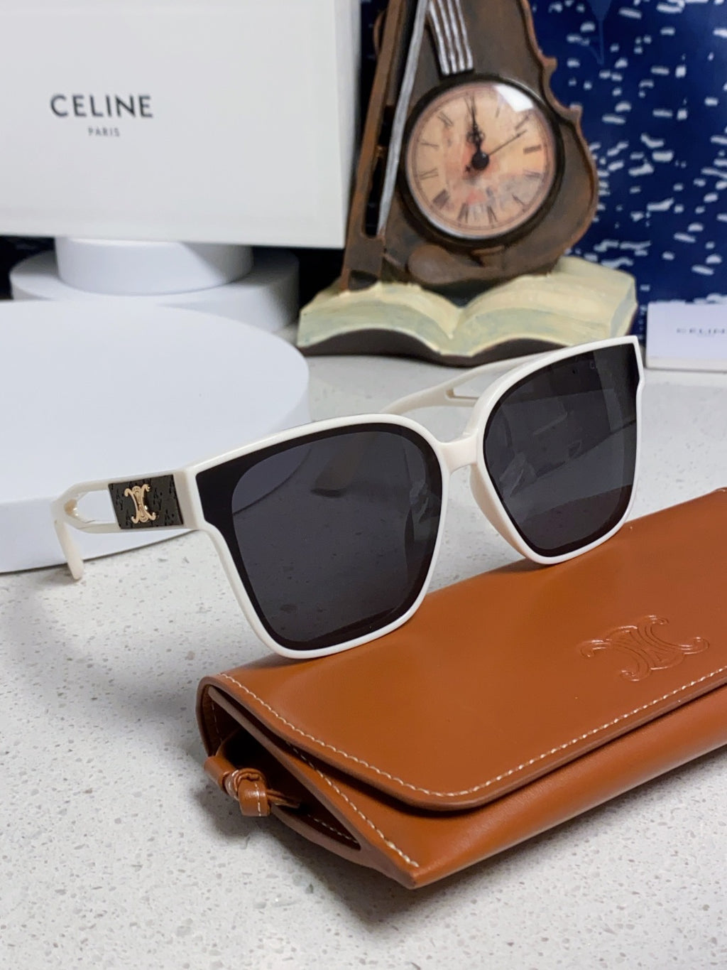 Celine Square Silver Lens Sunglasses for Women - 415625 - detail image 10