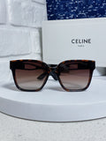 Celine Square Black Lens Sunglasses for Women - 415626