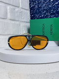 Bottega Veneta BV1273 Aviator Black Lens Sunglasses for Men & Women - 449961