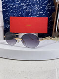 Cartier Lightweight Rimless Silver Lens Sunglasses for Men & Women - 415839