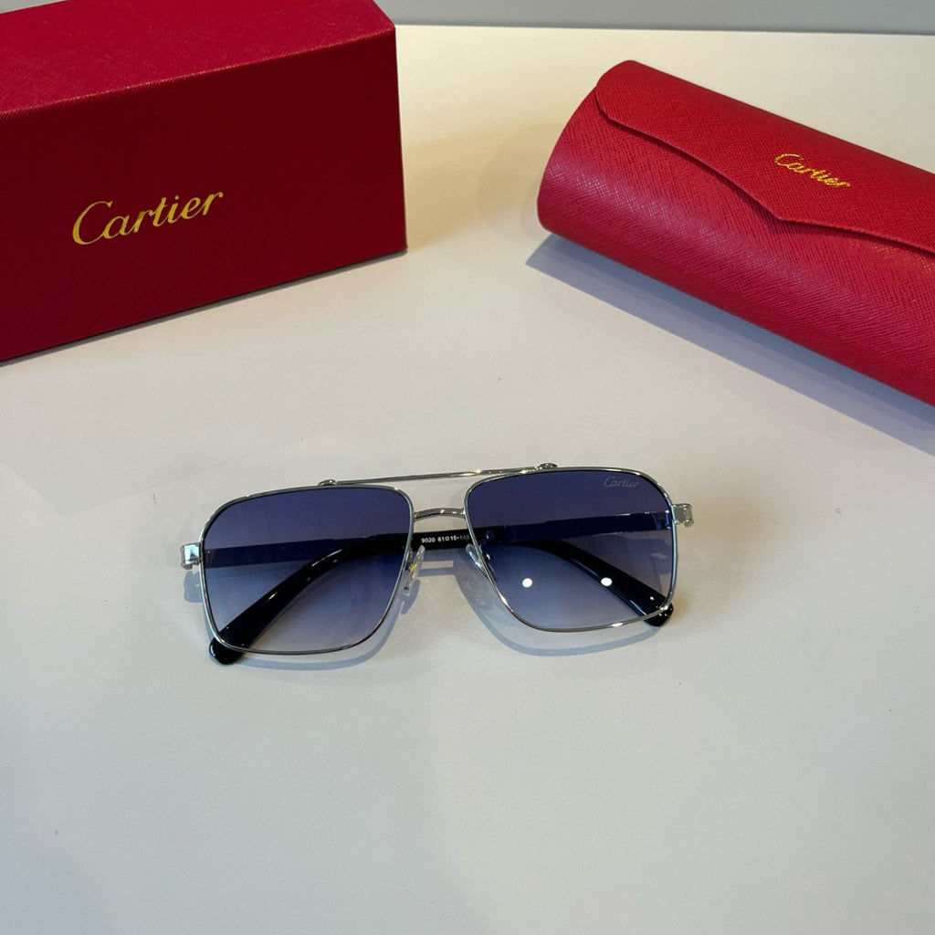 Cartier Lightweight Metal Rimless Silver Lens Sunglasses for Men & Wo - 415924 - detail image 10