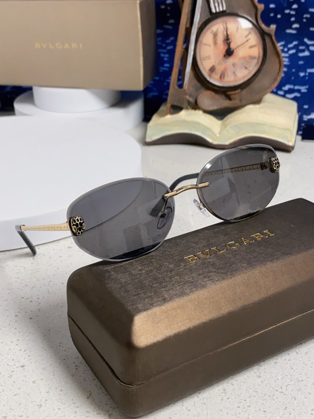 Bottega Veneta Lightweight Metal Rimless Silver Lens Sunglasses - detail image 10