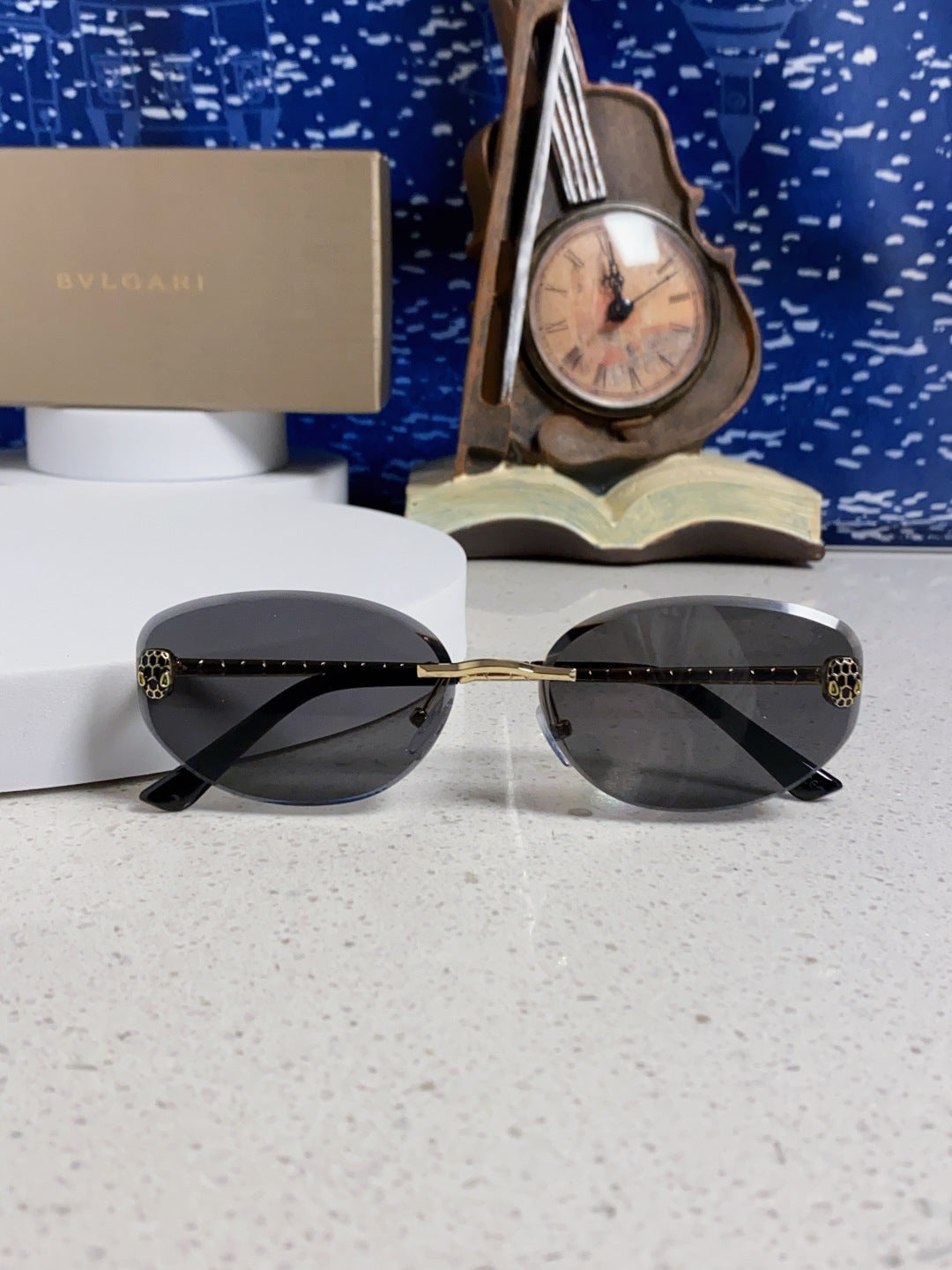 Bottega Veneta Lightweight Metal Rimless Silver Lens Sunglasses - detail image 9