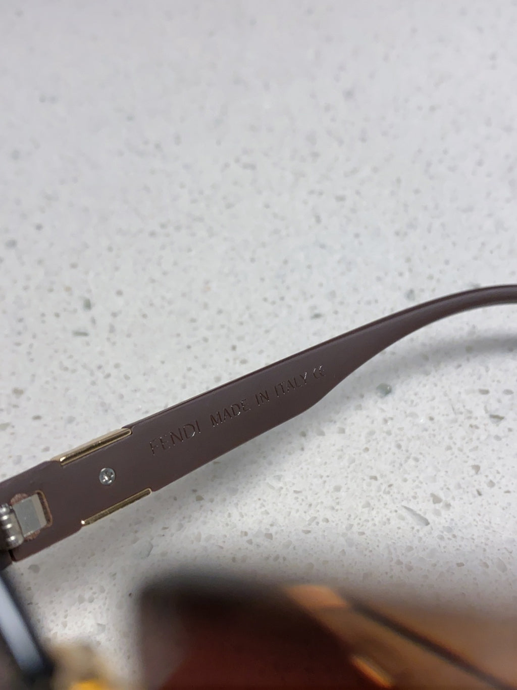 Fendi Lightweight Rimless Brown Lens Sunglasses for Women - detail image 8