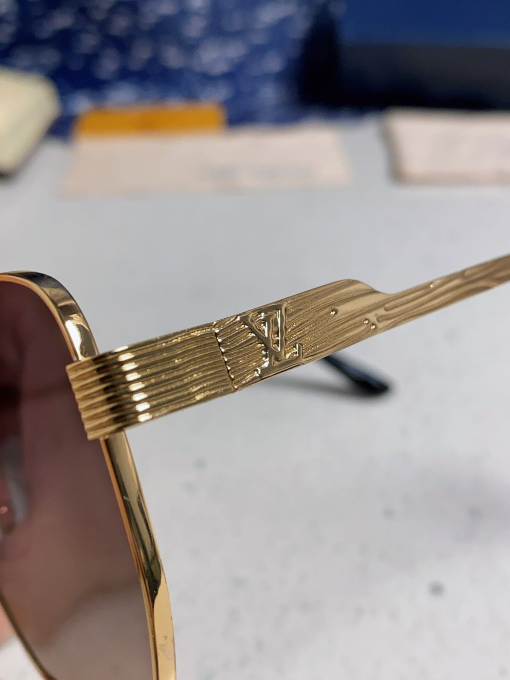 Louis Vuitton Square Silver Lens Sunglasses for Men & Women - detail image 6