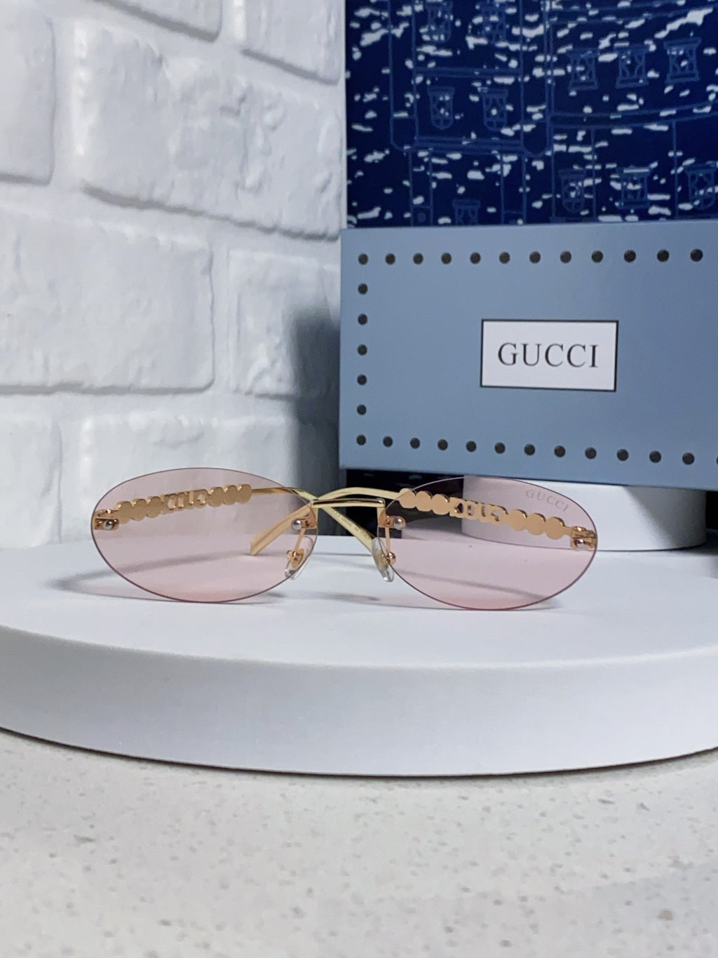 Gucci GG1922 Round Red Lens Sunglasses for Men & Women - 493290 - detail image 3