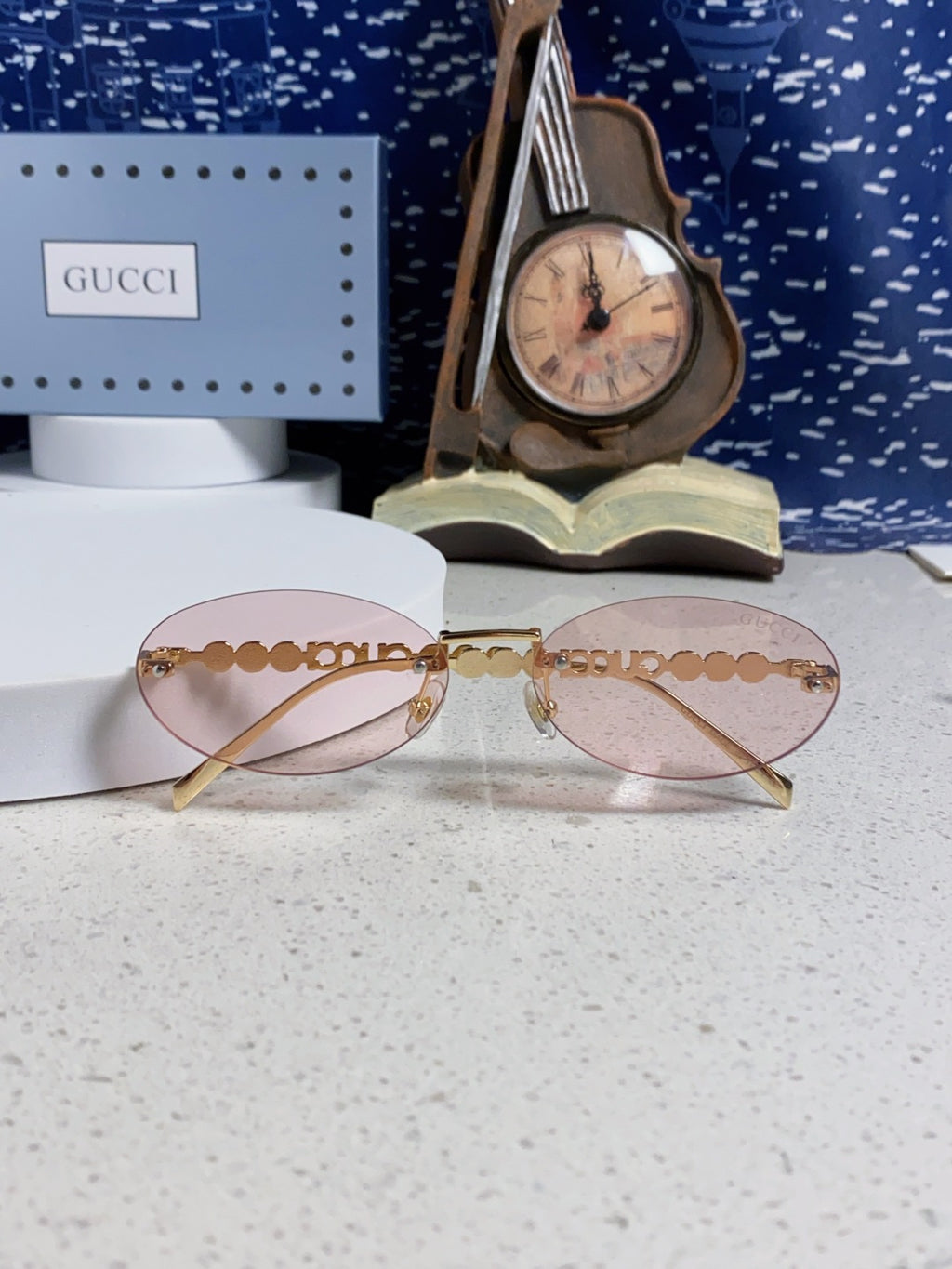 Gucci GG1922 Round Red Lens Sunglasses for Men & Women - 493290 - detail image 10
