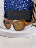 Balenciaga Oversized Brown Lens Sunglasses for Women - 487516