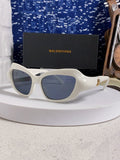 Balenciaga Oversized Silver Lens Sunglasses for Women - 358631