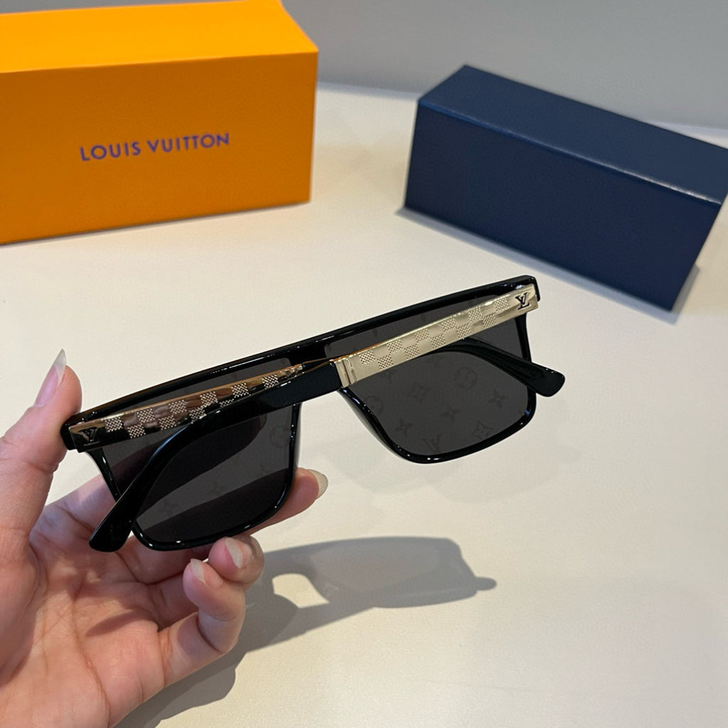 Louis Vuitton Metal Aviator Black Lens Sunglasses for Men & Women - 464782 - detail image 6
