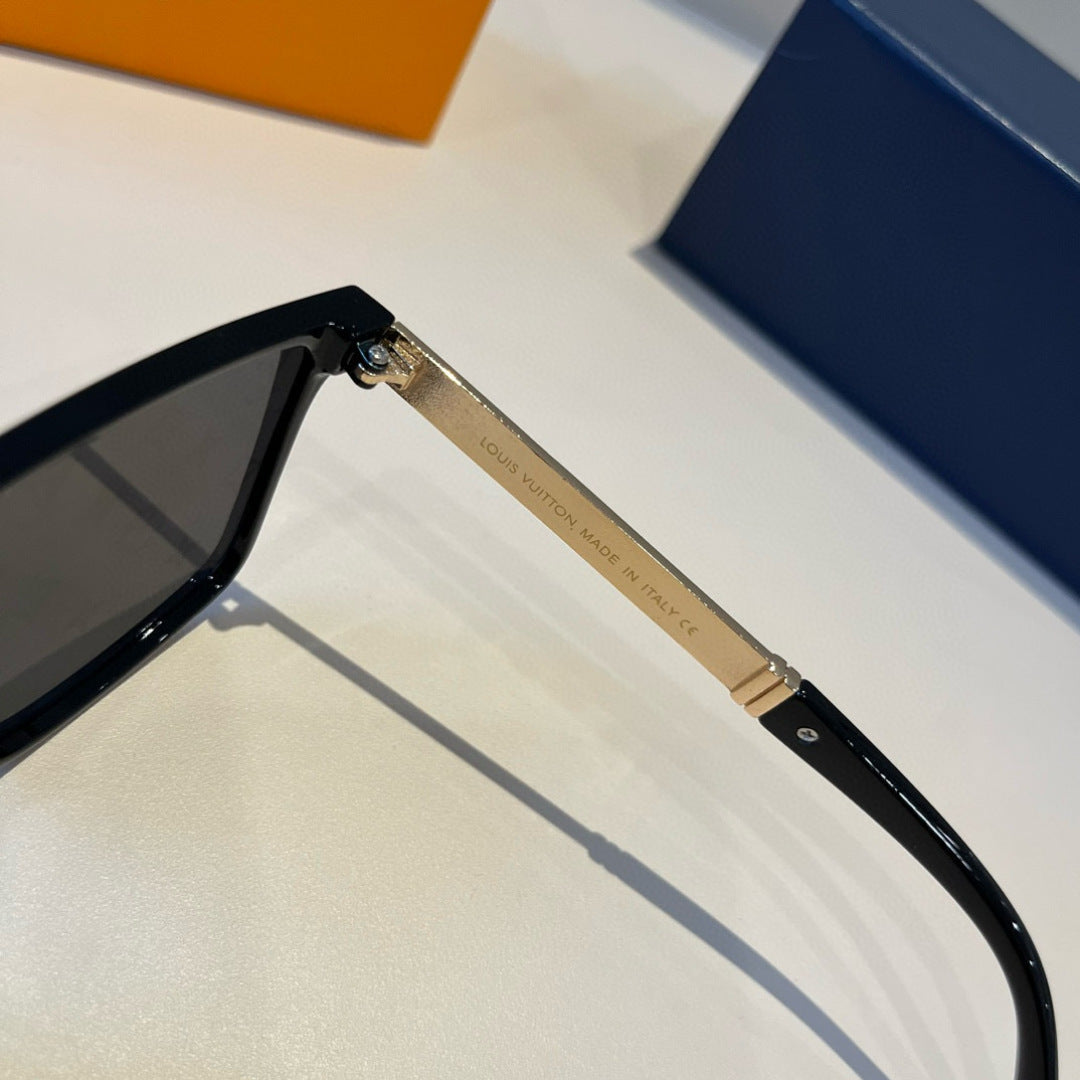 Louis Vuitton Metal Aviator Black Lens Sunglasses for Men & Women - 464782 - detail image 5