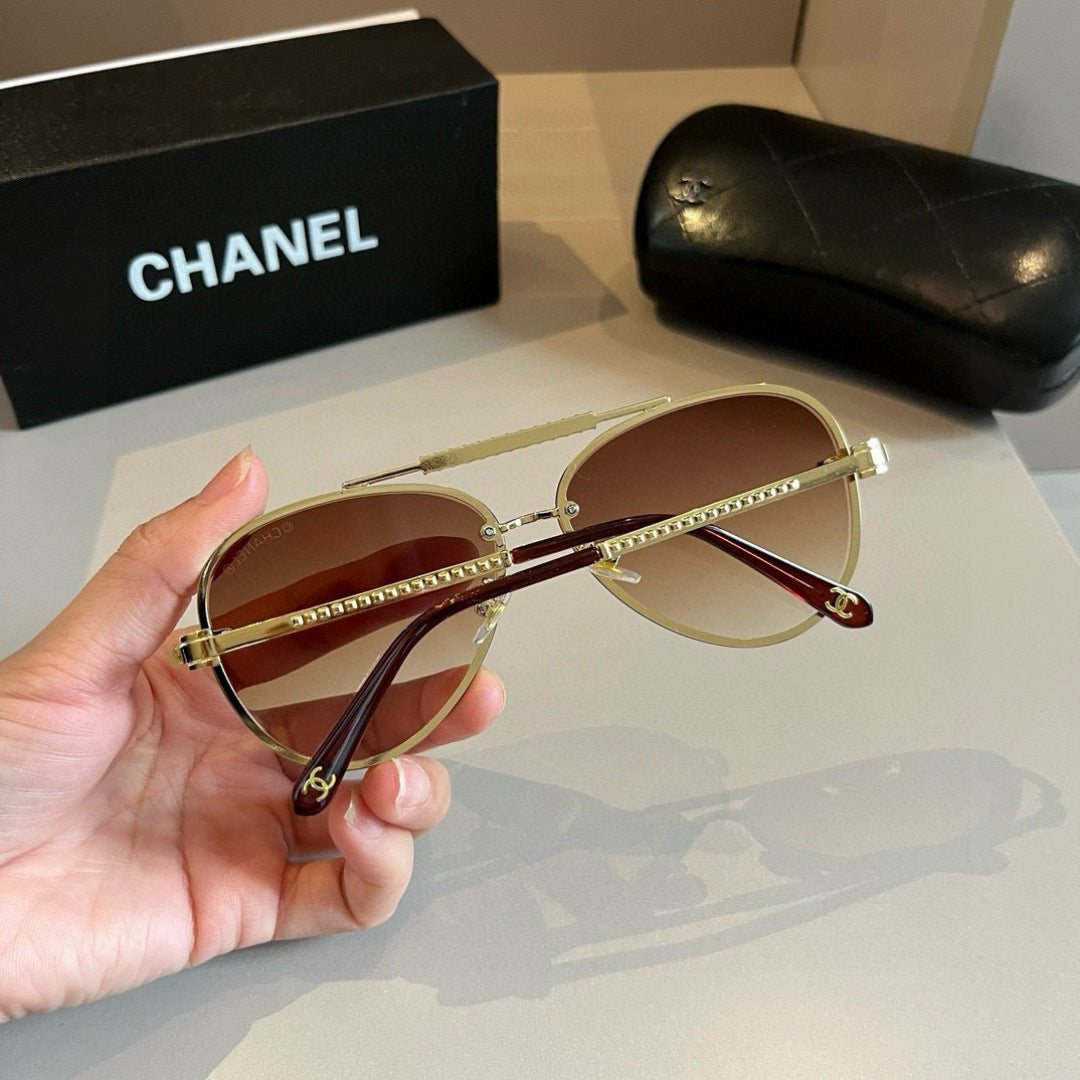 Chanel Fashion Gold Lens Sunglasses for Men & Women - 486683 - detail image 7