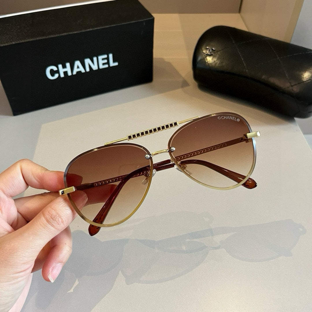 Chanel Fashion Gold Lens Sunglasses for Men & Women - 486683 - detail image 3