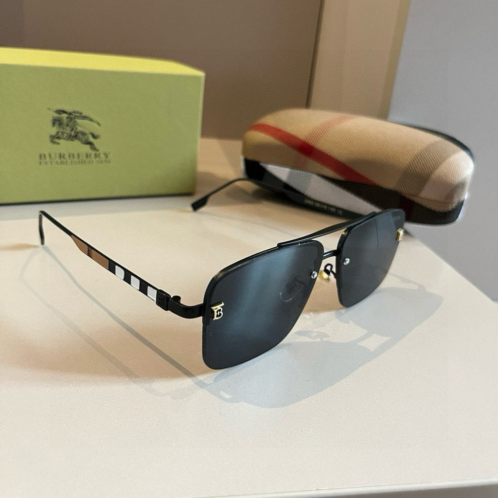 Burberry Fashion Gold Lens Sunglasses for Men & Women - 372310