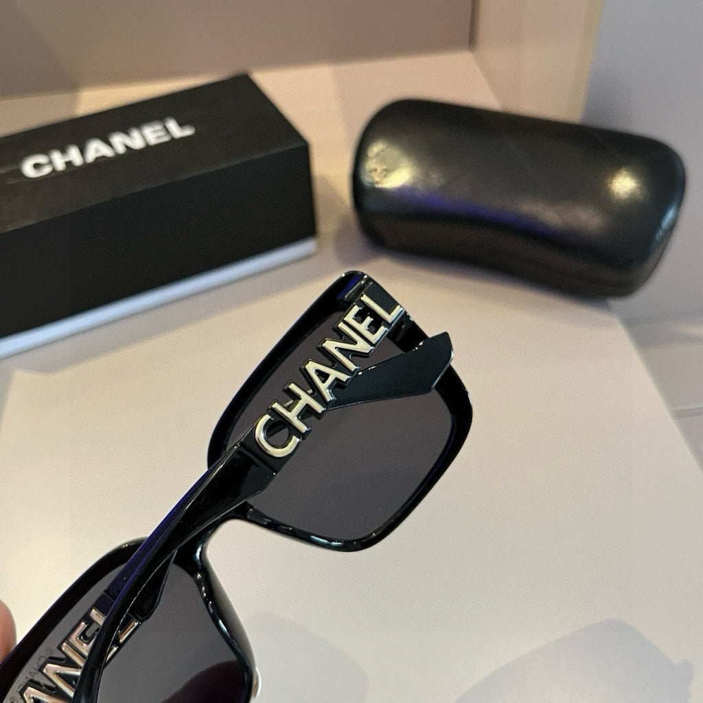 Chanel Square Gold Lens Sunglasses for Men & Women - detail image 6