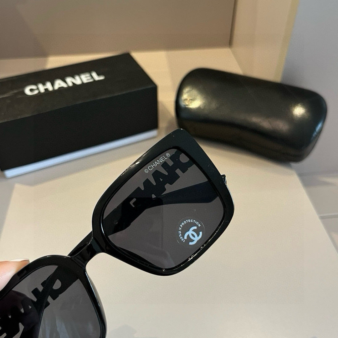 Chanel Square Gold Lens Sunglasses for Men & Women - detail image 8