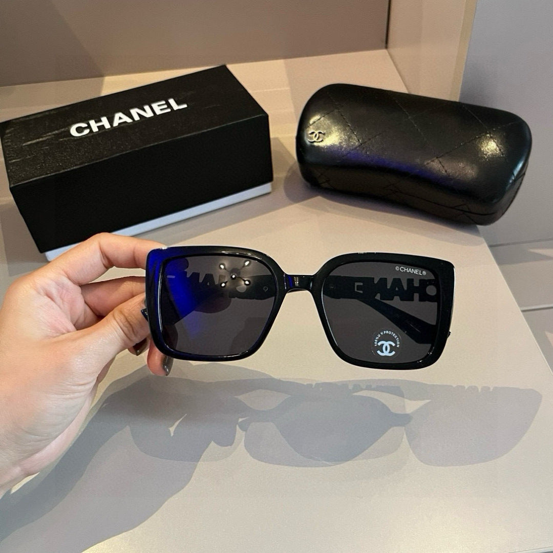 Chanel Square Gold Lens Sunglasses for Men & Women - detail image 4