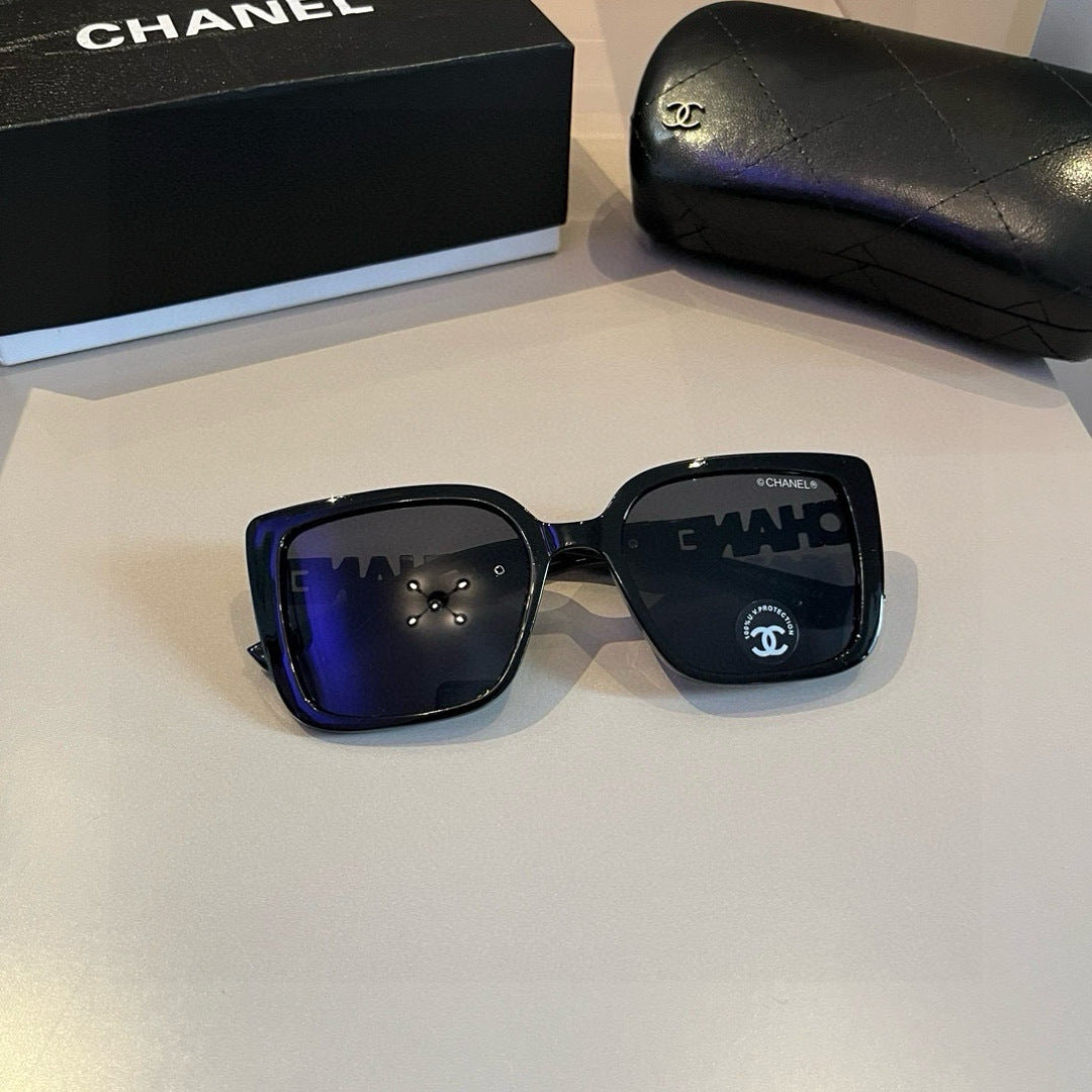 Chanel Square Gold Lens Sunglasses for Men & Women - detail image 5