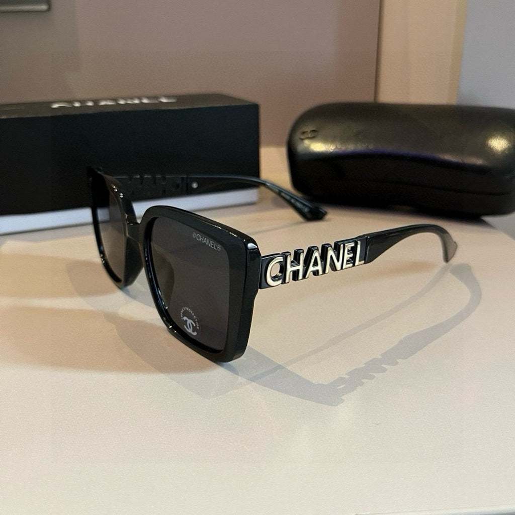 Chanel Square Gold Lens Sunglasses for Men & Women - detail image 3