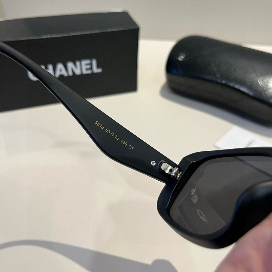Chanel Square Black Lens Sunglasses for Men & Women - 449010 - detail image 9