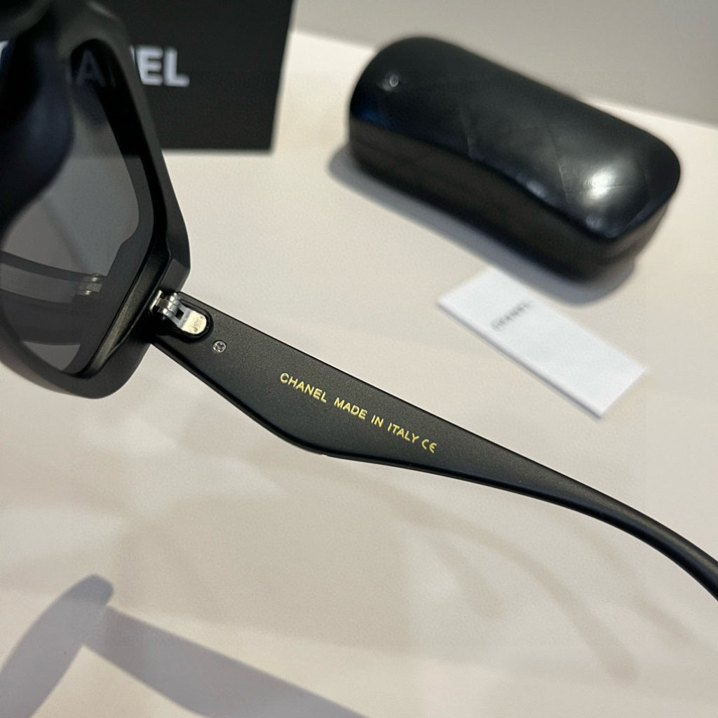 Chanel Square Black Lens Sunglasses for Men & Women - 449010 - detail image 10