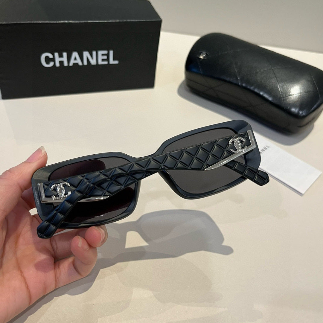 Chanel Square Black Lens Sunglasses for Men & Women - 449010 - detail image 7