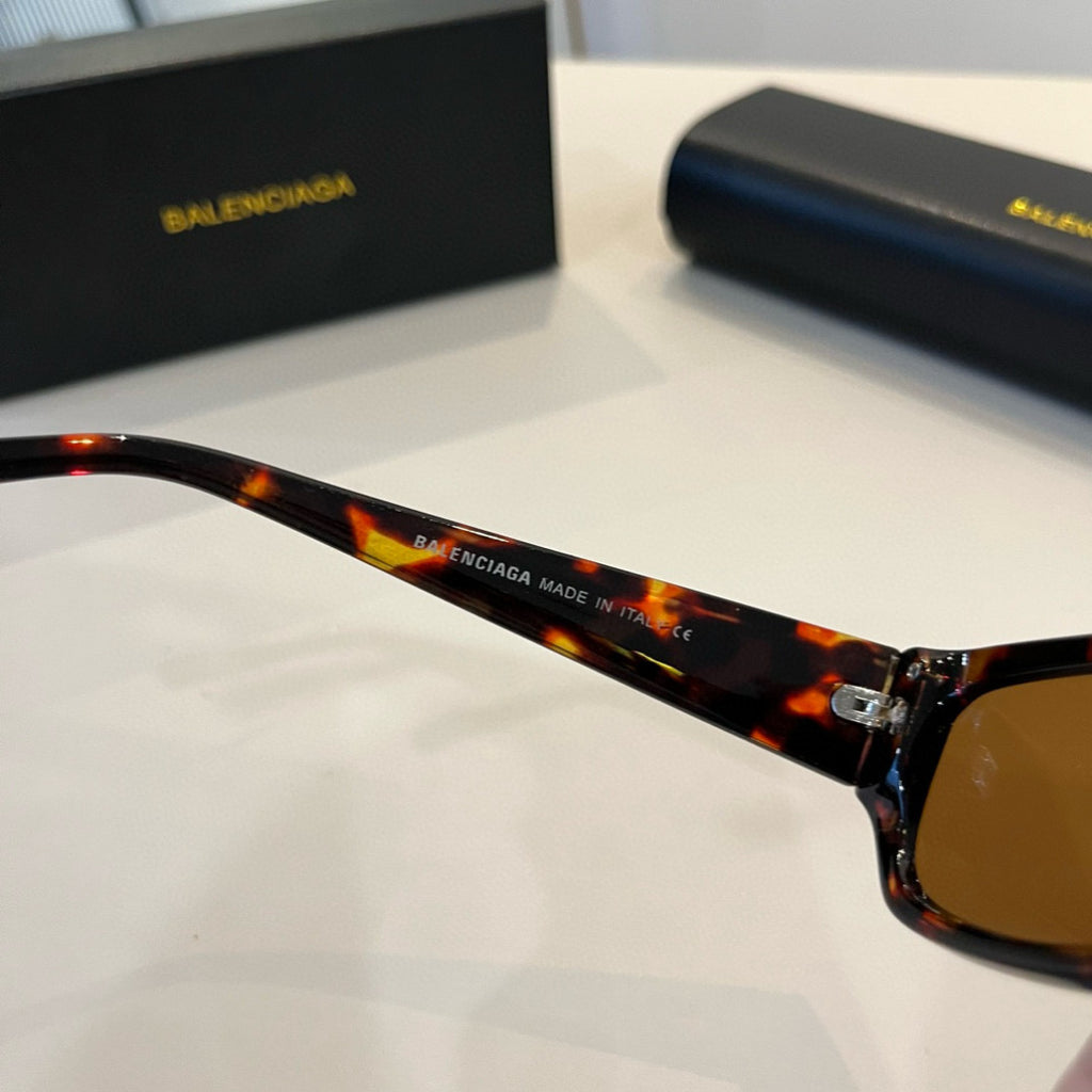 Balenciaga Rectangular Brown Lens Sunglasses for Men & Women - 487545 - detail image 9