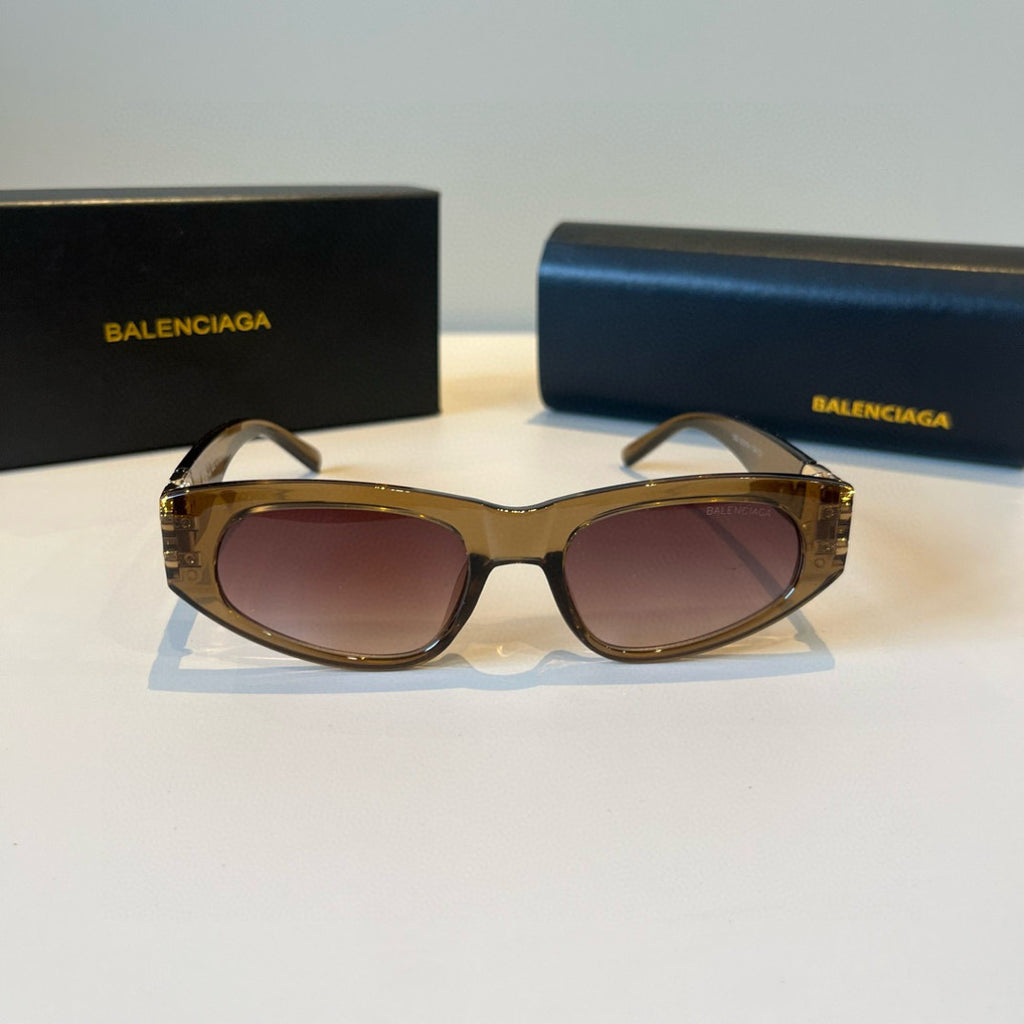 Balenciaga Rectangular Brown Lens Sunglasses for Men & Women - 372342 - detail image 2