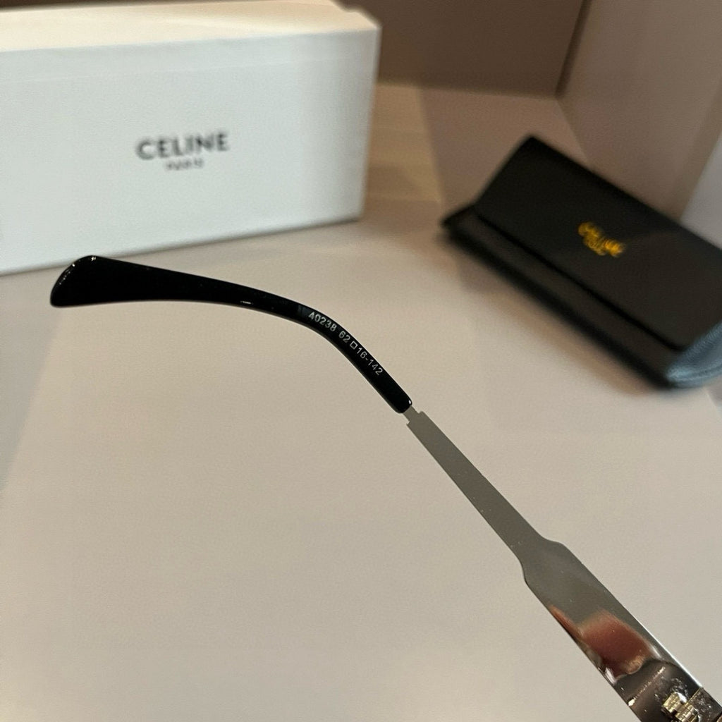 Celine Cat-Eye Silver Lens Sunglasses for Men & Women - 372012 - detail image 8