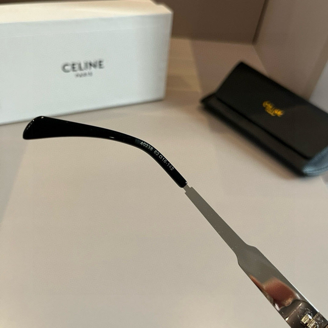 Celine Cat-Eye Silver Lens Sunglasses for Men & Women - 372012 - detail image 8