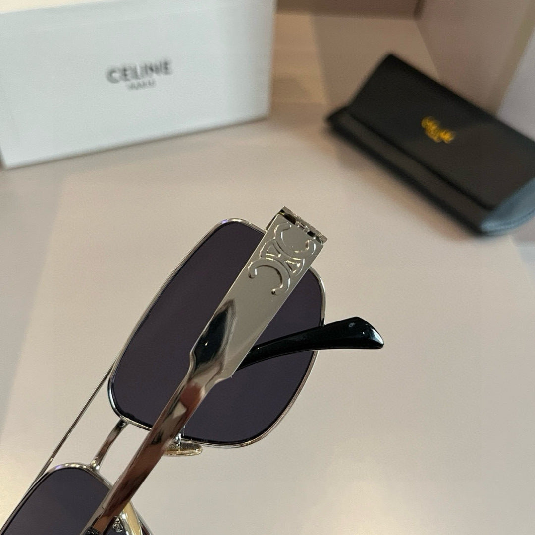 Celine Cat-Eye Silver Lens Sunglasses for Men & Women - 372012 - detail image 6