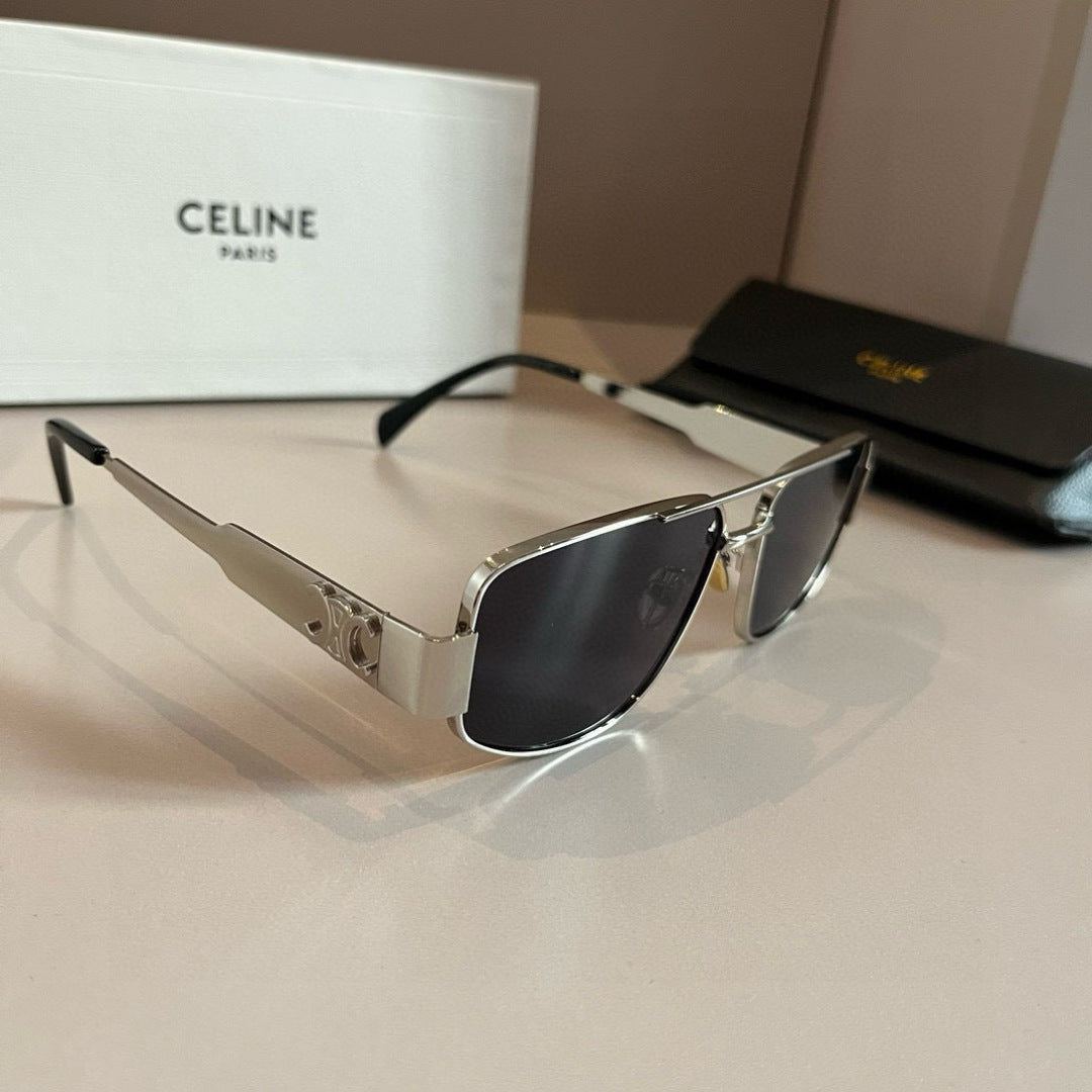 Celine Cat-Eye Silver Lens Sunglasses for Men & Women - 372012
