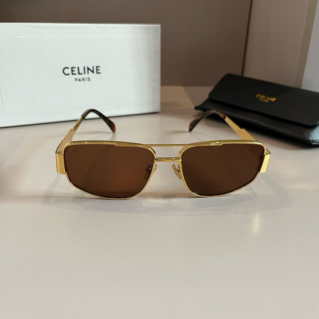 Celine Cat-Eye Brown Lens Sunglasses for Men & Women - 372013 - detail image 2