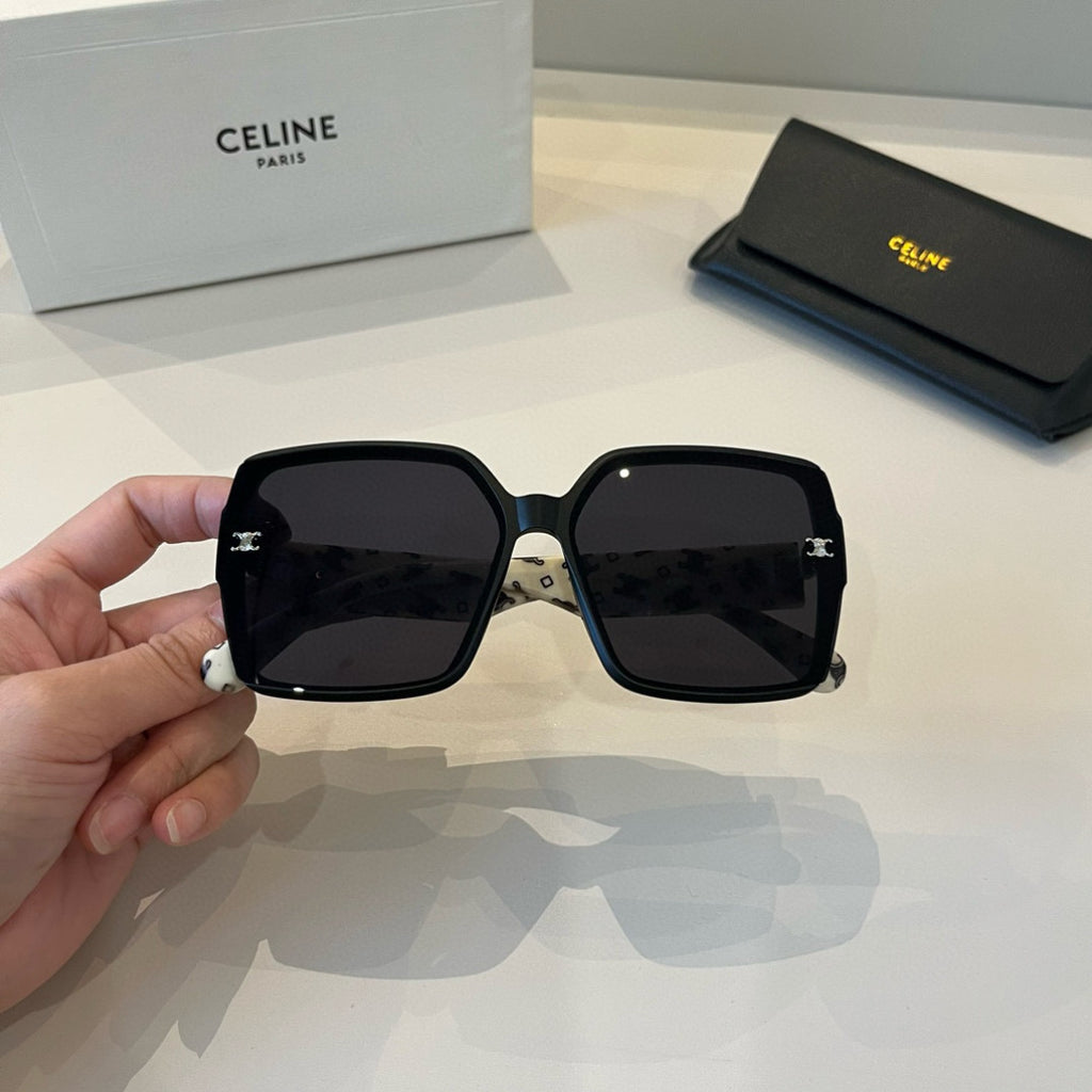 Celine Fashion Black Lens Sunglasses for Men & Women - 371997 - detail image 9