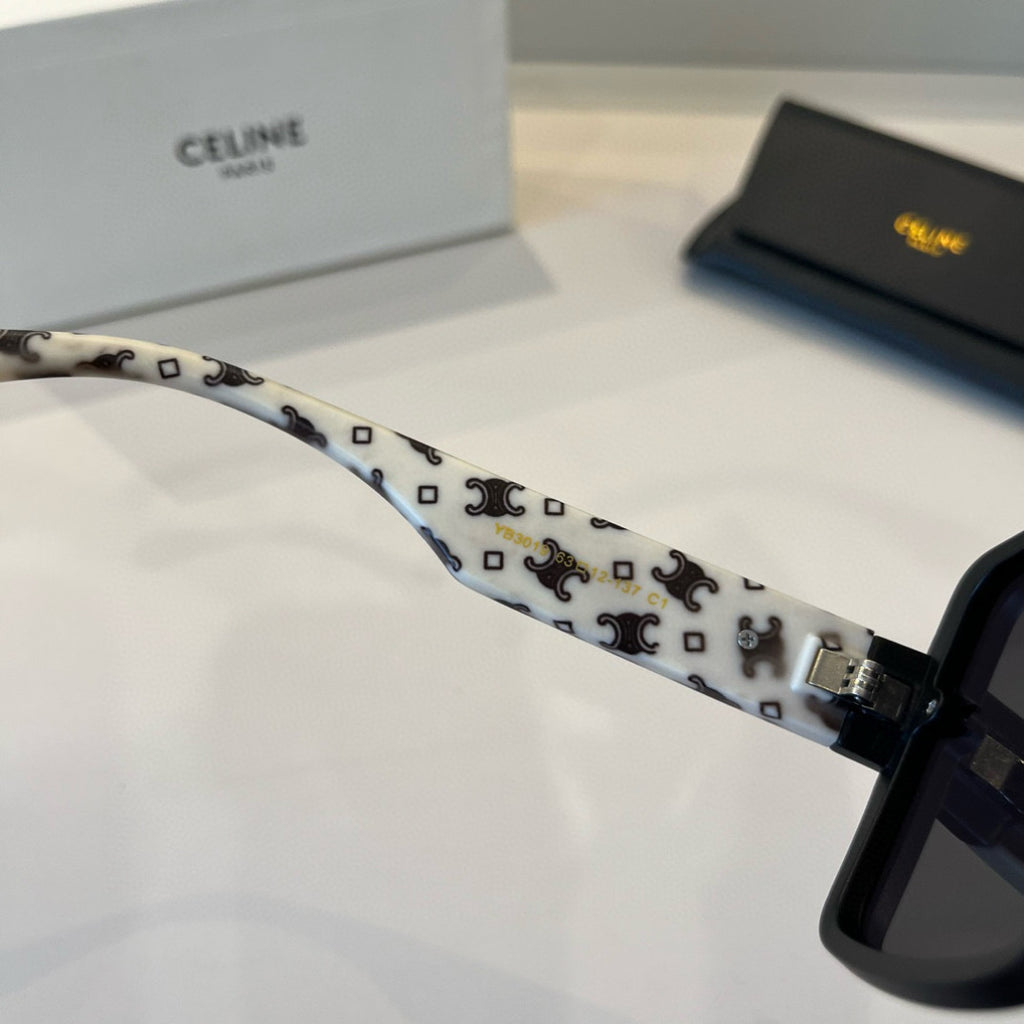 Celine Fashion Black Lens Sunglasses for Men & Women - 371997 - detail image 5