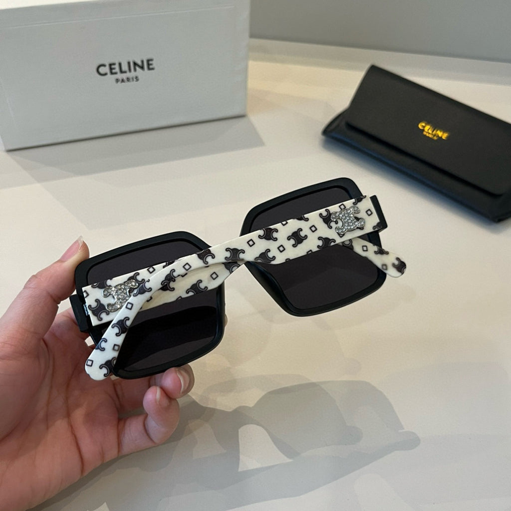 Celine Fashion Black Lens Sunglasses for Men & Women - 371997 - detail image 6