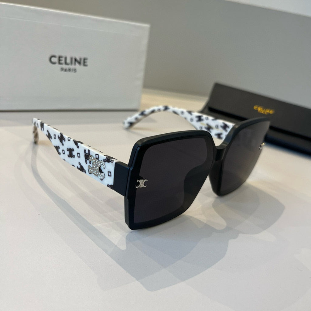 Celine Fashion Black Lens Sunglasses for Men & Women - 371997